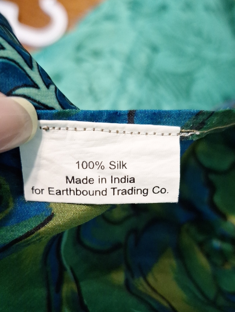 Earthbound Trading 100% Silk Wrap Midi Skirt Size Small Medium Boho Festival - Picture 5 of 8